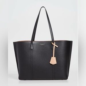 Tory Burch Black and Tan Tote Bag